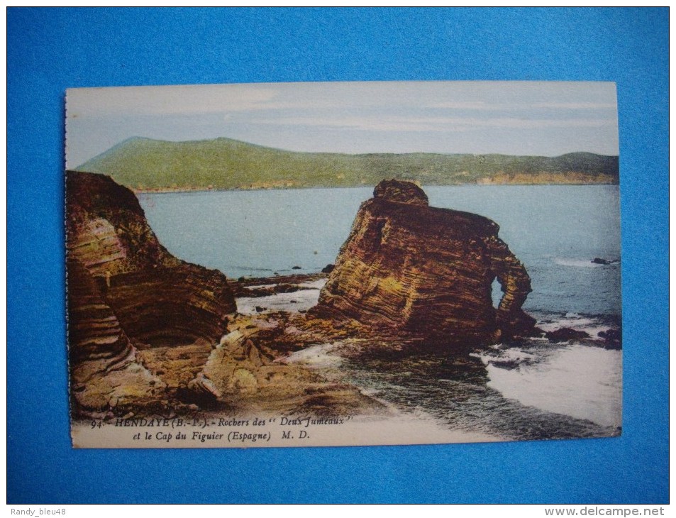 HENDAYE  -  64  - Rocher Des Deux Jumeaux Et Le Cap Du Figuier  -  Pyrénées Atlantiques - Hendaye