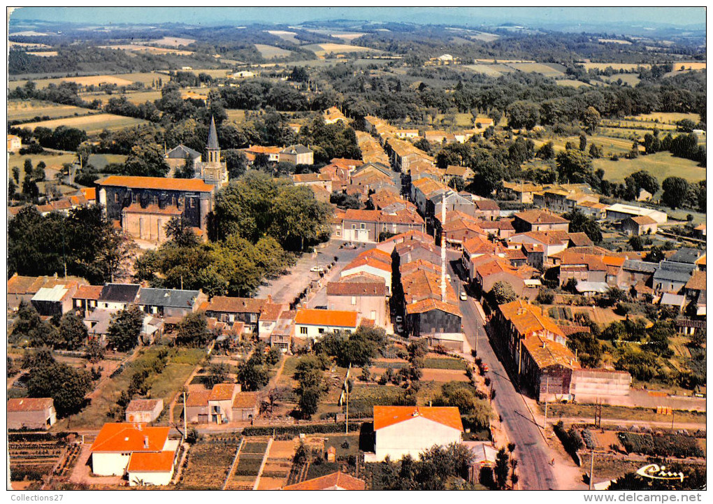 81-MONTREDON-LABESSONNIE - VUE GENERALE AERIENNE , LA ROUTE D'ALBI - Montredon Labessonie