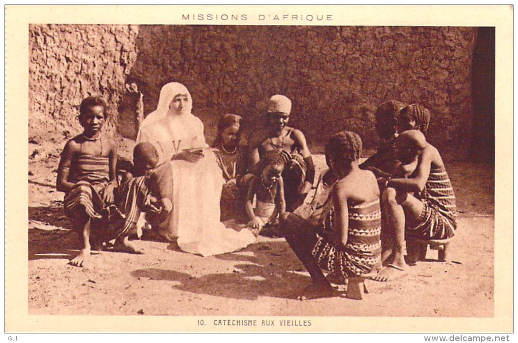 MISSIONS D'AFRIQUE Lot De 9 Cartes-scan R/V (Mission Religion)*ETAT=voir Description (Soeurs Blanches Birmandreis Alger) - Missioni