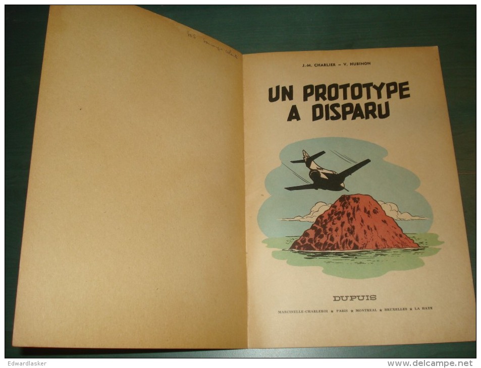 BUCK DANNY 21 : Un Prototype A Disparu - Dupuis - Réimp. De 1966 - Bon état - Buck Danny