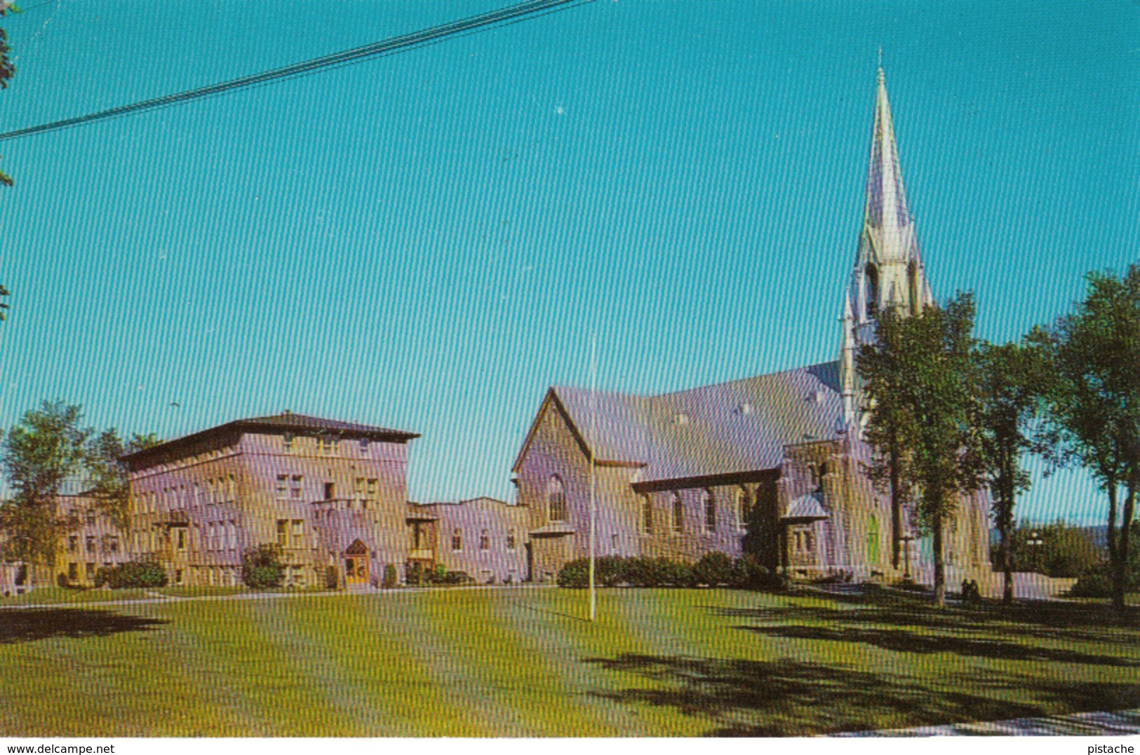 Mont-Laurier Québec Canada - Cathédrale Archevêché Hospice - Cathedral Church Église - 2 Scans - Other & Unclassified