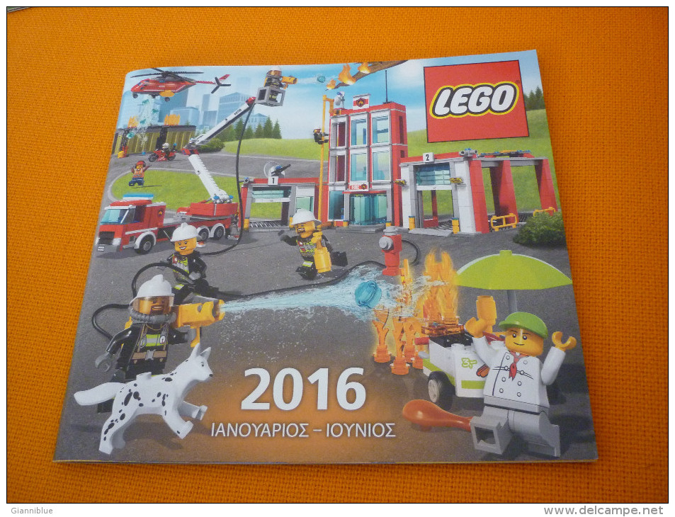 Greece Greek Lego Collectible Catalog Catalogue January-June 2016 (Star Wars Firemen Pompier)) - Catalogs
