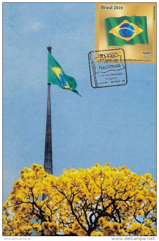 CARTE MAXIMUM - MAXICARD - MAXIMUMKARTE - MAXIMUM CARD - BRÉSIL/BRAZIL - DRAPEAU DU BRÉSIL - Maximum Cards