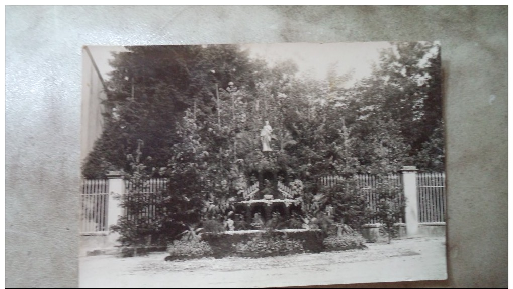 CIREY SUR VEZOUZE  CARTE  PHOTO REPOSOIR  DEVANT  LA GRILLE DE L HOPITAL 14/6 - Cirey Sur Vezouze