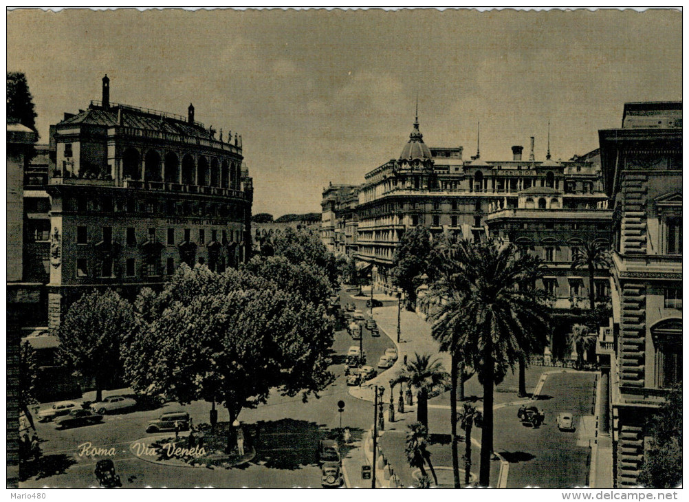 ROMA    VIA  VENETO      (NON VIAGGIATA) - Stazione Termini