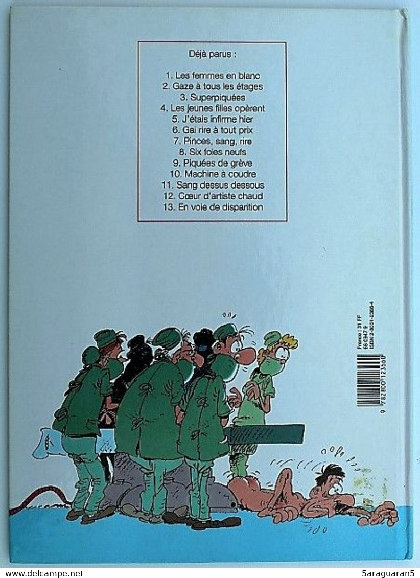 BD - LES FEMMES EN BLANC - 8 - Six Foies Neufs - Rééd. 1996 - Femmes En Blanc, Les