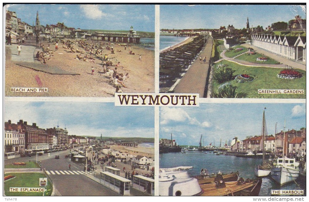 ANGLETERRE-----WEYMOUTH----multi-vues----voir 2 Scans - Weymouth