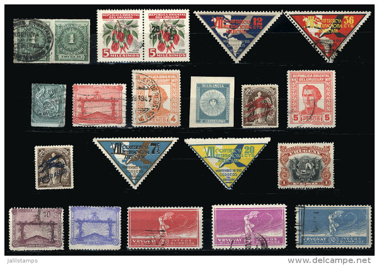 Lot Of Varied Stamps And Souvenir Sheets, High Catalog Value, Fine To VF General Quality, Used Or Mint (can Be... - Uruguay