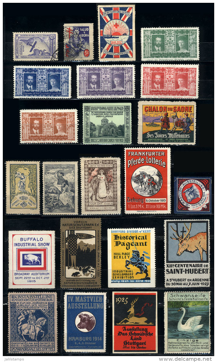 Good Lot Of Cinderellas Of Various Countries, Most Old And Of Fine Quality, Low Start! - Andere & Zonder Classificatie