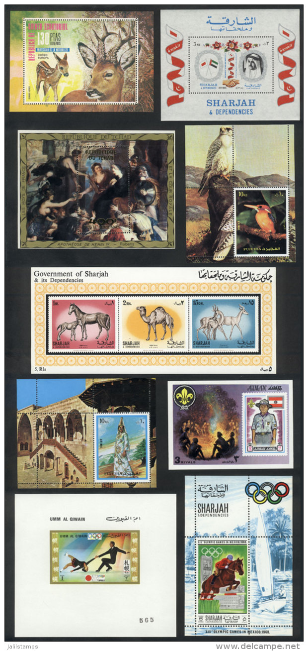 97 Souvenir Sheets Of Various Countries, All Unmounted And Of Excellent Quality, VERY THEMATIC, Good Opportunity At... - Autres & Non Classés