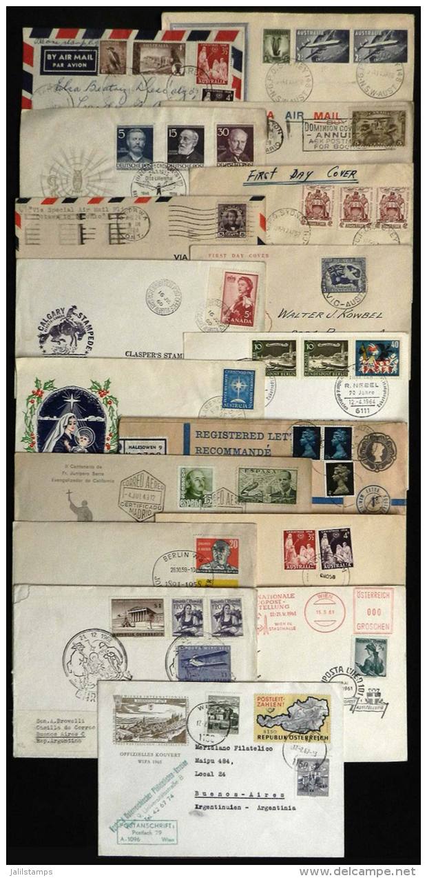 17 Covers Of Varied Countries, Some Very Interesting, VF Quality! - Andere & Zonder Classificatie