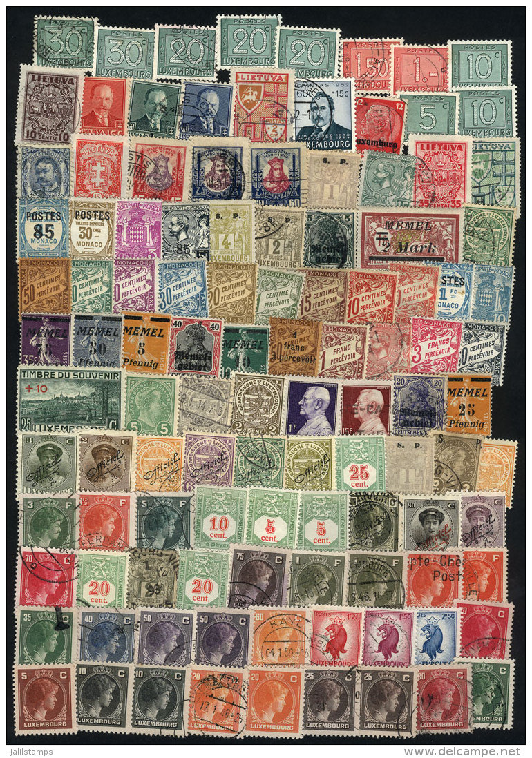 Lot With Large Number Of Interesting Stamps, Used And Mint (some Without Gum), Fine To VF General Quality, Low... - Andere & Zonder Classificatie