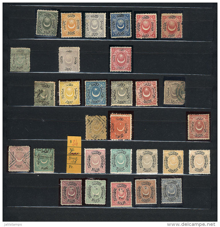 Collection In Stockbook, Including Good And Interesting Old Stamps, Postage Due Stamps, Newspaper Stamps, Levante... - Verzamelingen & Reeksen