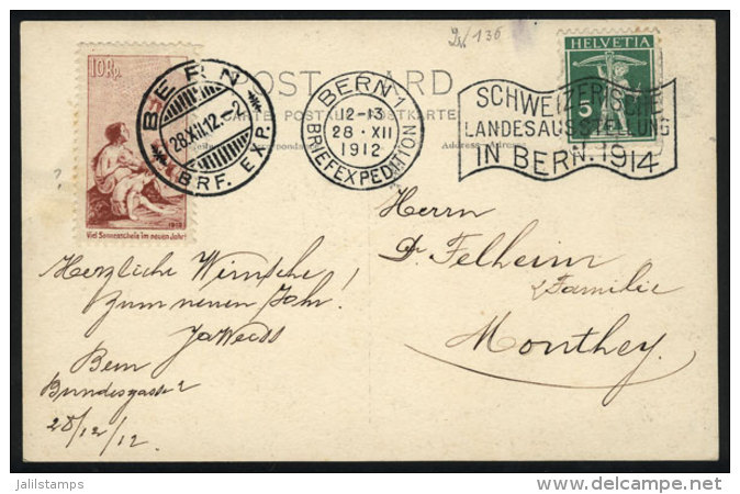 Card Posted On On 28/DE/1912, Nice Postages And Cancels, VF Quality! - Sonstige & Ohne Zuordnung