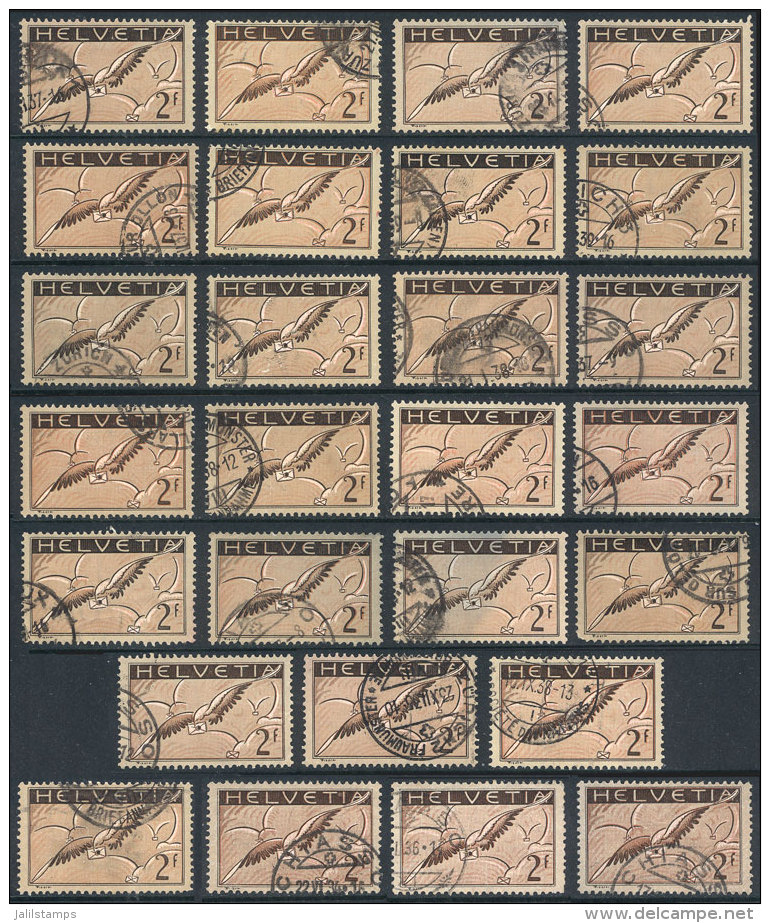 Sc.C15a, 17 Used Examples, All With GRILLED GUM, Fine To Very Fine Quality, Catalog Value US$204. We Also Include 7... - Ungebraucht