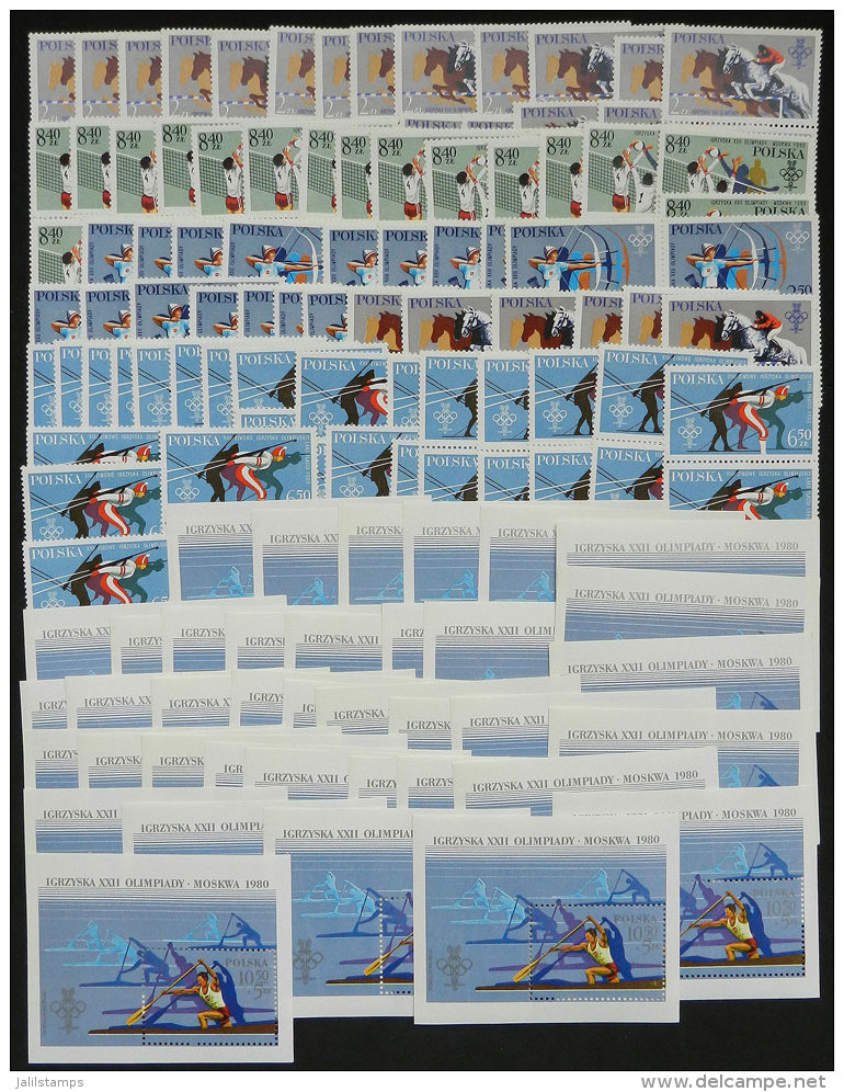 Sc.2380/3 + B138 X38 Sets, Topic SPORT, Unmounted And Of Excellent Quality, Catalog Value US$121. - Sammlungen
