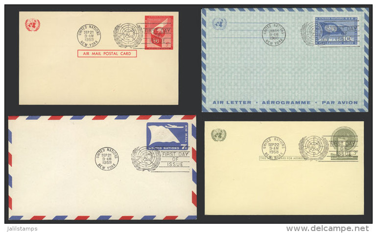 15 Varied Postal Stationeries With First Day Postmarks, Excellent Quality! - Andere & Zonder Classificatie