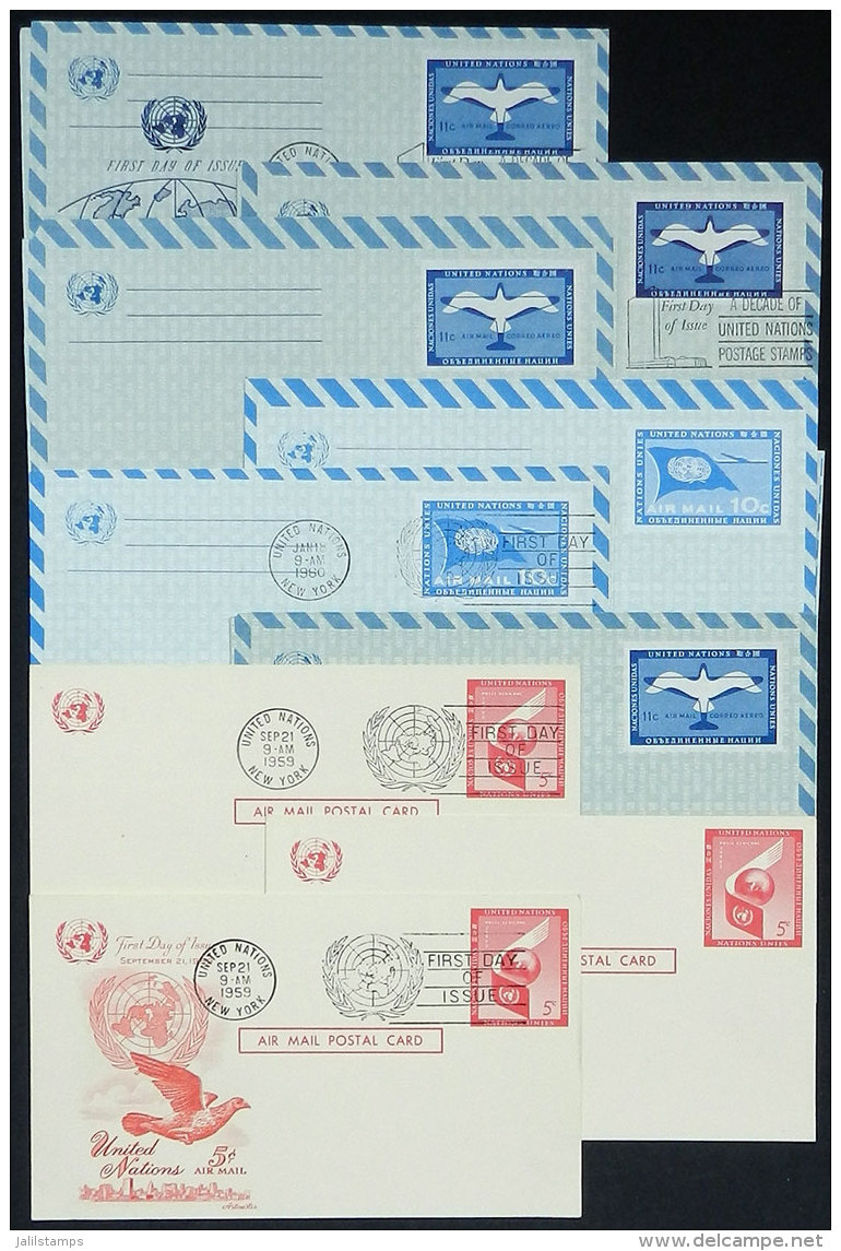 39 Varied Postal Stationeries, Several With First Day Postmarks, Excellent Quality! - Sonstige & Ohne Zuordnung