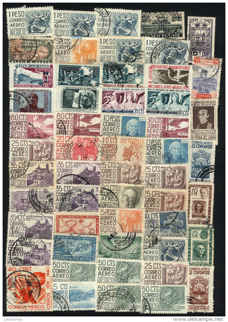 Lot Of Interesting Stamps, Used And Mint (some Without Gum), Fine To VF General Quality, Low Start! - Mexique