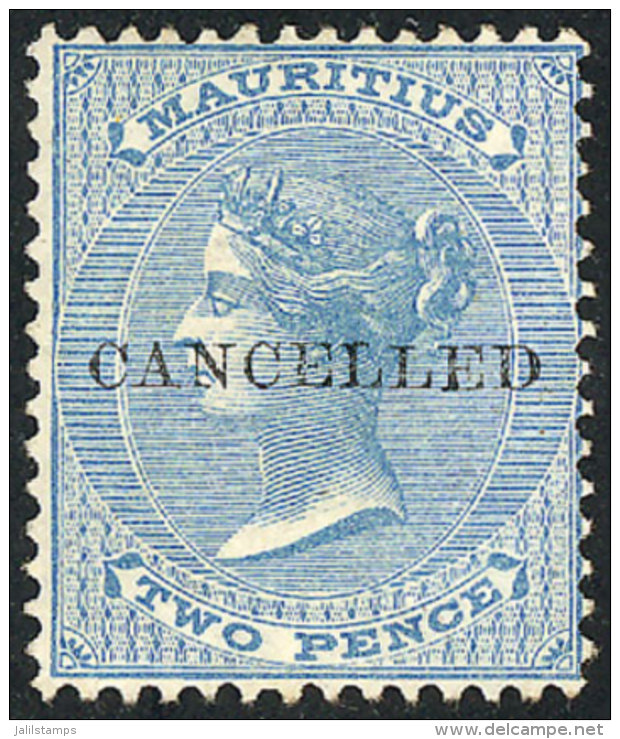 Sc.33, CANCELLED Overprint, VF Quality, Catalog Value US$70. - Maurice (1968-...)