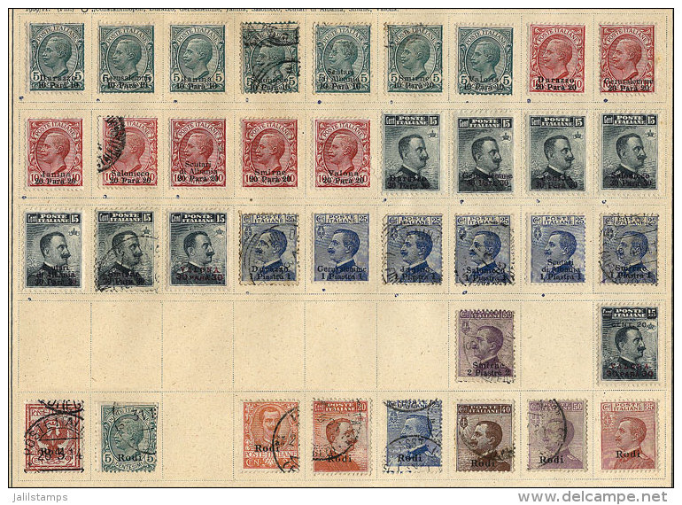 Old Collection On Sheets, Including Interesting Stamps And Sets, Fine General Quality, Scott Catalog Value US$770++ - Ohne Zuordnung