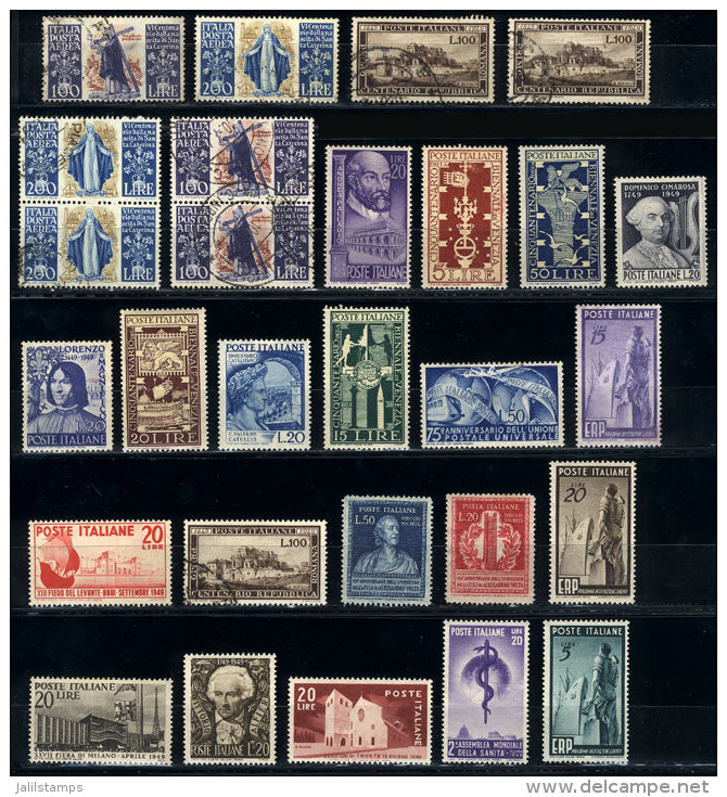 Lot Of Interesting Stamps, Mainly Of The 1950s, Almost All Of VF Quality, Used Or Mint (lightly Hinged), Yvert... - Collections