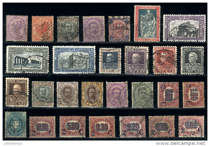 Interesting Lot Of Old Stamps, Used, Most Of Fine To VF Quality (2 Or 3 With Minor Defects, The Rest VF!), Scott... - Sammlungen