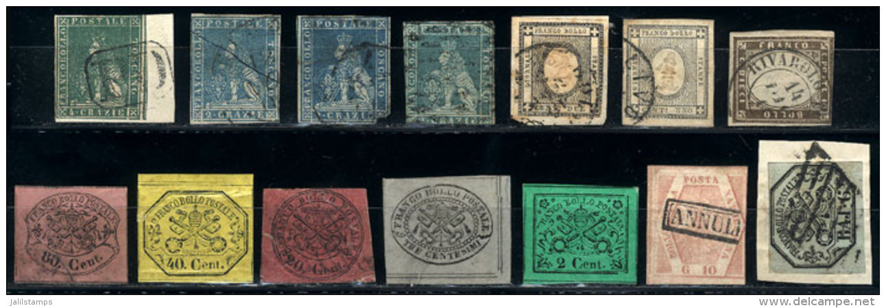 Lot Of Classic Stamps, Mint And Used, Many Of Excellent Quality And Some With Minor Defects, Scott Catalog Value... - Collections