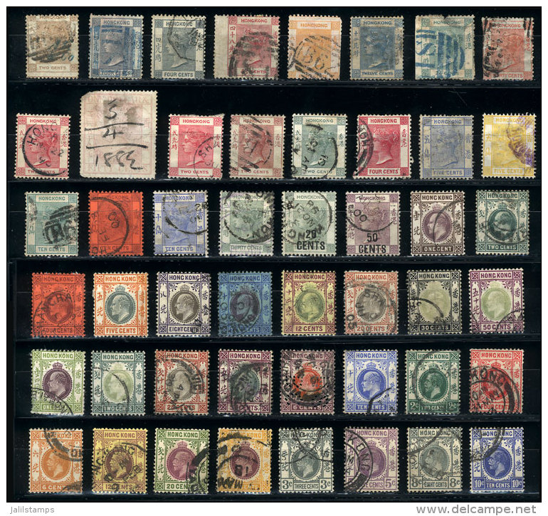 Lot Of Old Stamps, Many Very Interesting, Good Cancels, And The Catalog Value Is Probably High. Mixed Quality, Some... - Autres & Non Classés