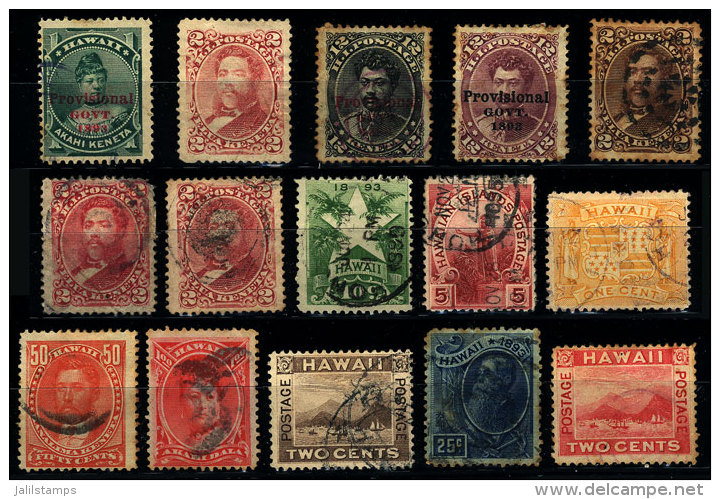 Small Lot Of Old Stamps, Most Of Fine Quality! - Hawaï