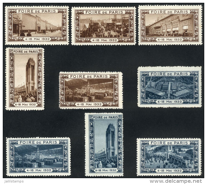 Year 1932 Paris Fair, 9 Beautiful Cinderellas, Very Nice! - Andere & Zonder Classificatie