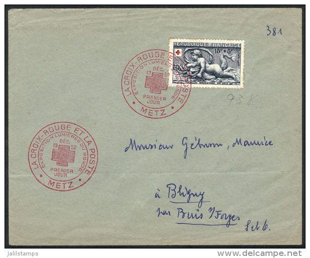 First Day Cover Of 13/DE/1952, Topic RED CROSS, Very Nice! - Sonstige & Ohne Zuordnung