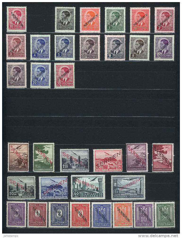 Collection In Stockbook, Including Stamps Of Montenegro, Croatia, Serbia, Albania And Yugoslavia, Fine General... - Autres & Non Classés