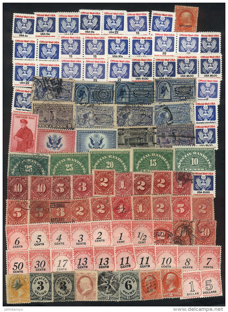 Lot Of Back Of Book Stamps, Mint And Used, Mixed Quality (some With Defects, Others Of Superb Quality), VERY HIGH... - Autres & Non Classés