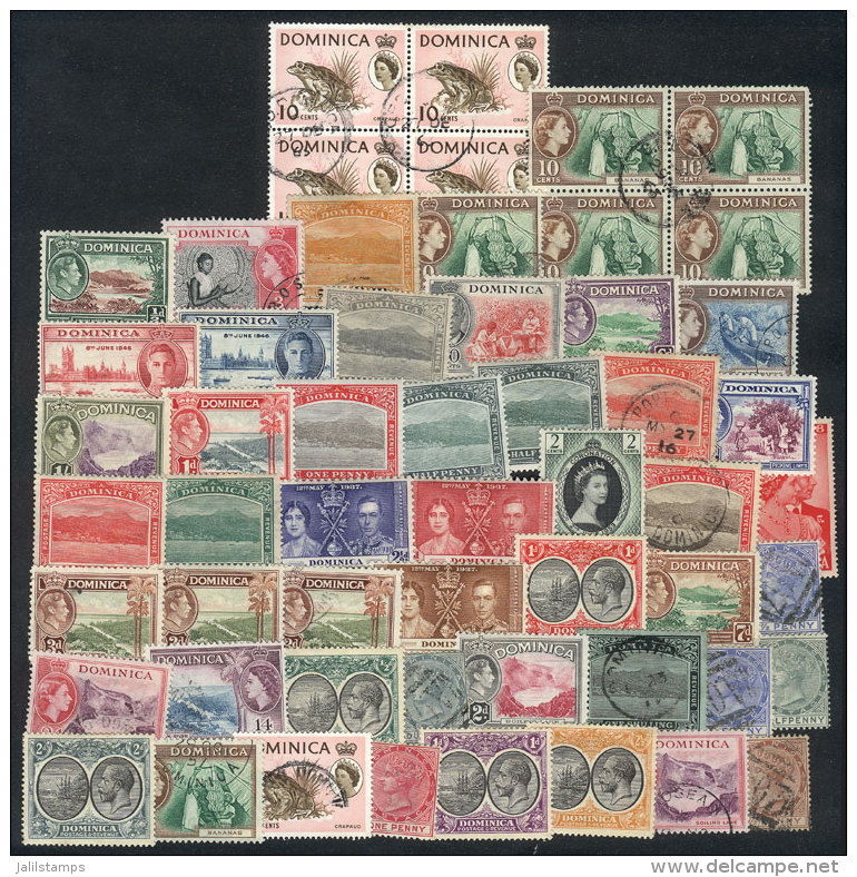 Lot Of Varied Stamps, In General Of Very Fine Quality, Low Start! - Dominique (1978-...)