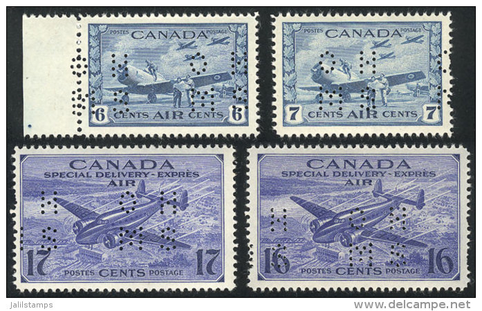 Sc.OC7/OC8 + OCE1/OCE2, Mint Very Lightly Hinged, Excellent Quality, Catalog Value US$66. - Autres & Non Classés