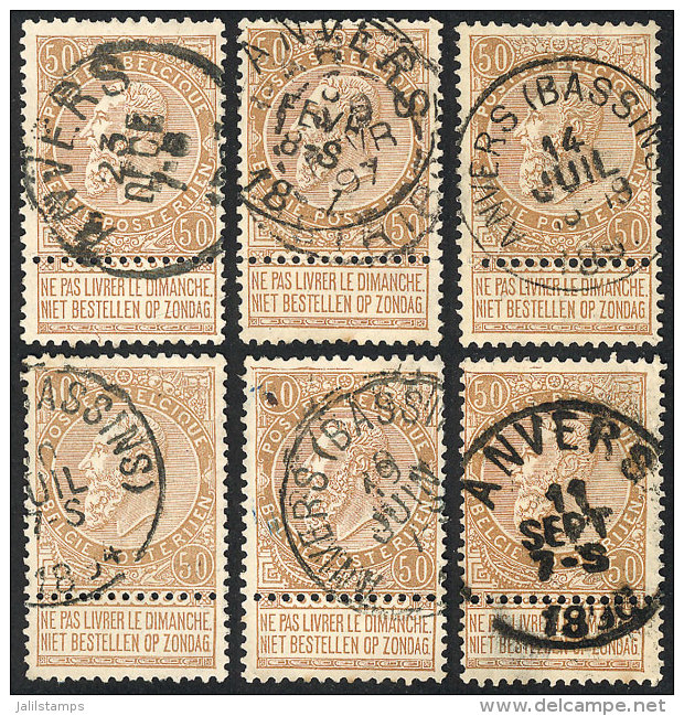 Sc.70 X 6 Used Examples, Very Fine Quality, Catalog Value US$120. - Sonstige & Ohne Zuordnung