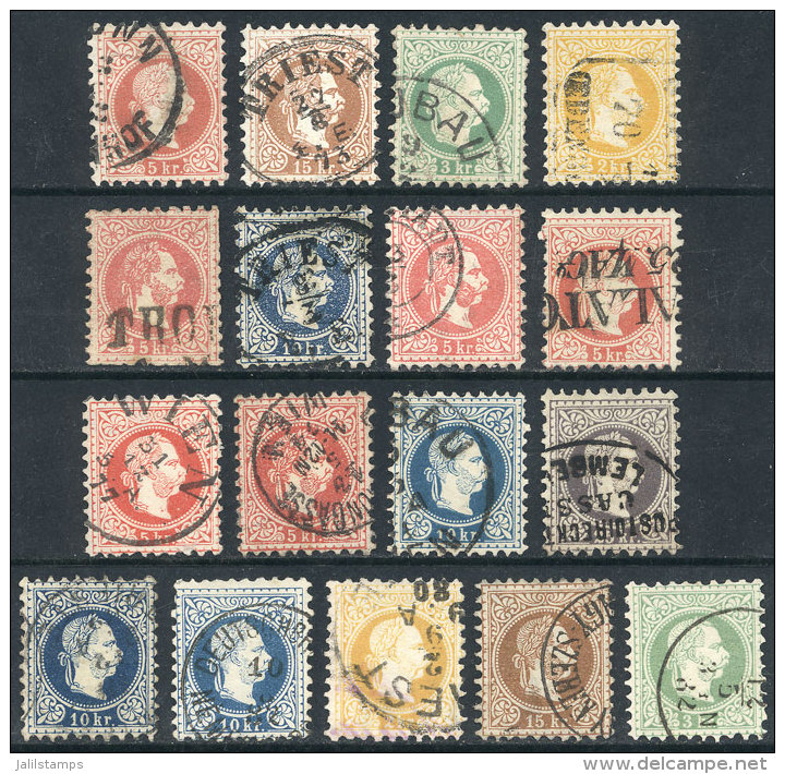 17 Classic Stamps, High Catalog Value, With Some Good Cancels, General Quality Is Fine To Excellent! - Collections