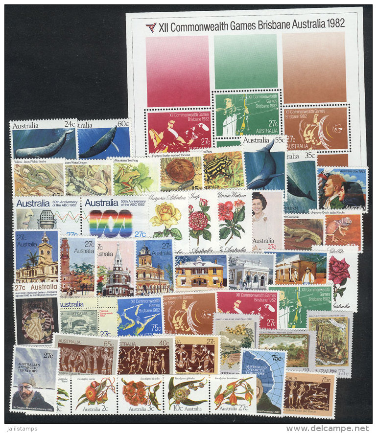 Stamps Issued In The Year 1982, Unmounted, Excellent Quality, Face Value 17.64$A - Verzamelingen