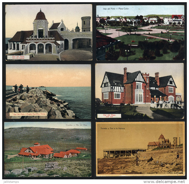 MAR DEL PLATA: 6 Old Postcards With Nice Vews, A Couple With Minor Defects - Argentinien