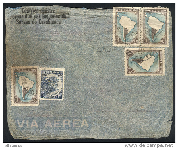 AIRPLANE ACCIDENT: Cover Franked By GJ.752+761 X4 (+ Other Missing Values), Carried On The Airplane That Went... - Sonstige & Ohne Zuordnung