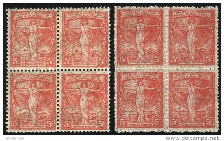 GJ.541/2, Both Perforations, Mint Blocks Of 4 Of VF Quality, Catalog Value US$54. - Sonstige & Ohne Zuordnung