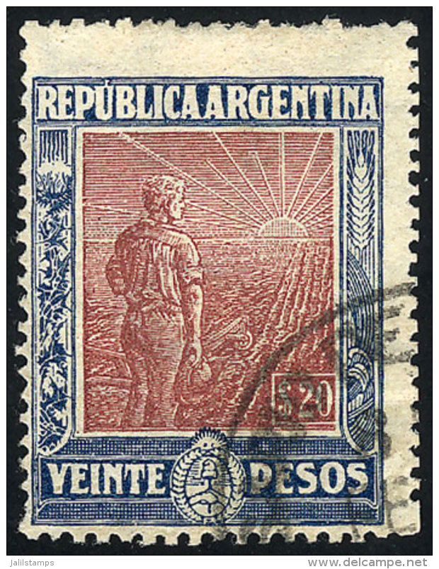 GJ.362, 20P. Plowman, Used, VF, Catalog Value US$90. - Autres & Non Classés