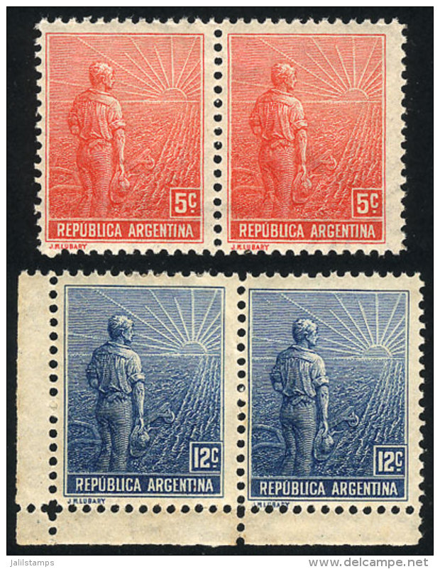 GJ.317/8, Pairs MNH, Excellent Quality, Catalog Value US$18. - Andere & Zonder Classificatie