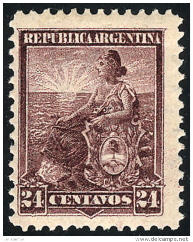 GJ.269, 1899 Seated Liberty 24c. Lilac With The Rare Compound Perforation 12 X 11&frac12;, MNH, Excellent Quality! - Otros & Sin Clasificación