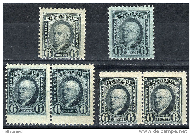 GJ.108 + 108A, 2 Pairs + 2 Singles, Varied Shades, Excellent Quality, Catalog Value US$45+ - Sonstige & Ohne Zuordnung