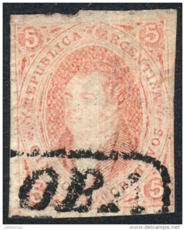 GJ.28d, 6th Printing Perforated, With DIRTY PLATE Variety, Superb! - Gebruikt