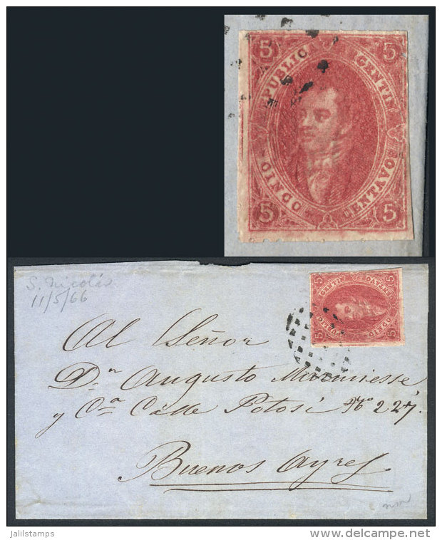 GJ.25, 4th Printing With "line In The Left Margin (reentry)" Variety, Position 51, On Folded Cover Dated San... - Oblitérés