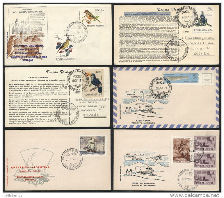 29 Covers And/or Cards With Postal Markings Of Various Antarctic Bases, Excellent Quality! - Sonstige & Ohne Zuordnung