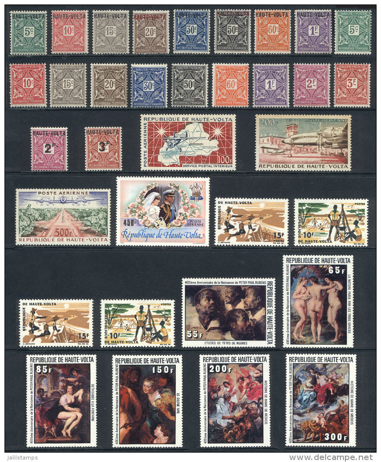 Lot Of VERY THEMATIC Sets And Souvenir Sheets, Most Unmounted, Some Old Sets Very Lightly Hinged, And Some Of The... - Opper-Volta (1958-1984)